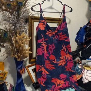 Floral Spaghetti Strap Dress